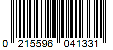 Barcode 0215596041331
