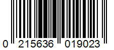 Barcode 0215636019023