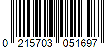 Barcode 0215703051697