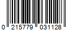 Barcode 0215779031128