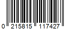 Barcode 0215815117427