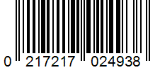 Barcode 0217217024938