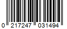Barcode 0217247031494