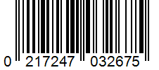 Barcode 0217247032675