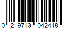 Barcode 0219743042448