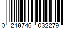 Barcode 0219746032279