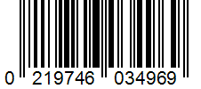 Barcode 0219746034969