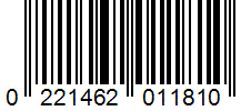 Barcode 0221462011810