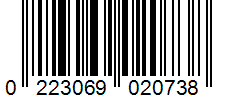 Barcode 0223069020738