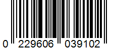 Barcode 0229606039102