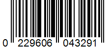Barcode 0229606043291