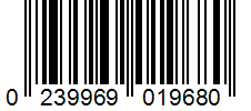 Barcode 0239969019680