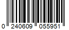 Barcode 0240609055951