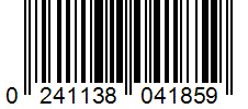 Barcode 0241138041859