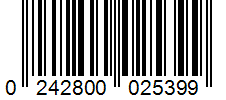 Barcode 0242800025399