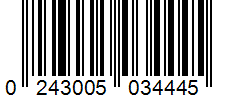 Barcode 0243005034445