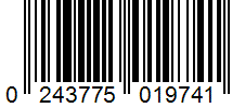 Barcode 0243775019741