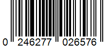 Barcode 0246277026576