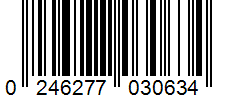 Barcode 0246277030634