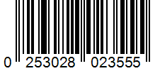 Barcode 0253028023555