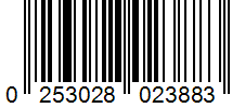 Barcode 0253028023883