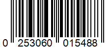 Barcode 0253060015488