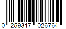 Barcode 0259317026764