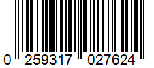 Barcode 0259317027624