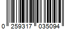 Barcode 0259317035094