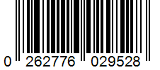 Barcode 0262776029528
