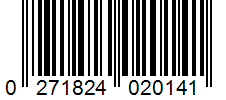 Barcode 0271824020141