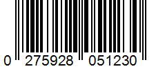 Barcode 0275928051230