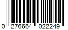 Barcode 0276664022249