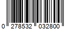 Barcode 0278532032800