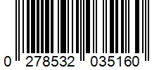 Barcode 0278532035160