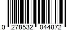 Barcode 0278532044872