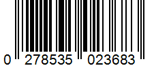 Barcode 0278535023683