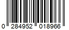 Barcode 0284952018966