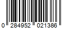 Barcode 0284952021386