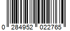Barcode 0284952022765