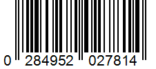Barcode 0284952027814