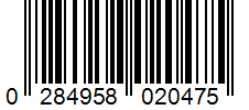 Barcode 0284958020475