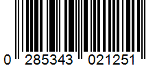 Barcode 0285343021251