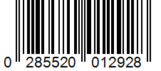 Barcode 0285520012928