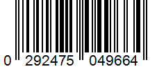 Barcode 0292475049664