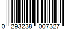 Barcode 0293238007327