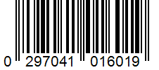 Barcode 0297041016019