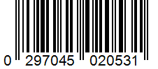 Barcode 0297045020531