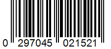Barcode 0297045021521