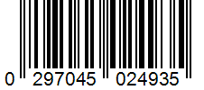Barcode 0297045024935